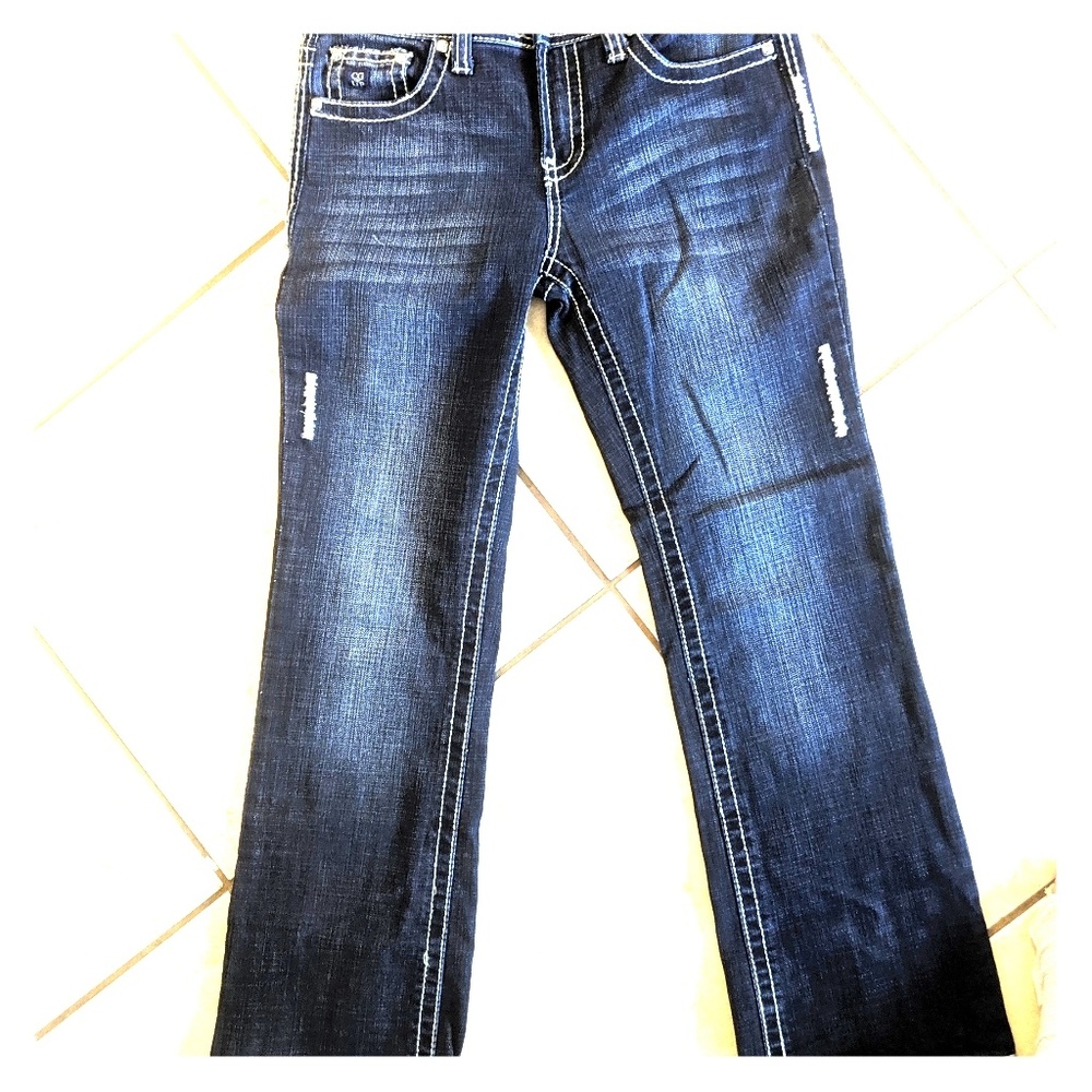 Cowgirl UP Ladies Dark Wash Jeans